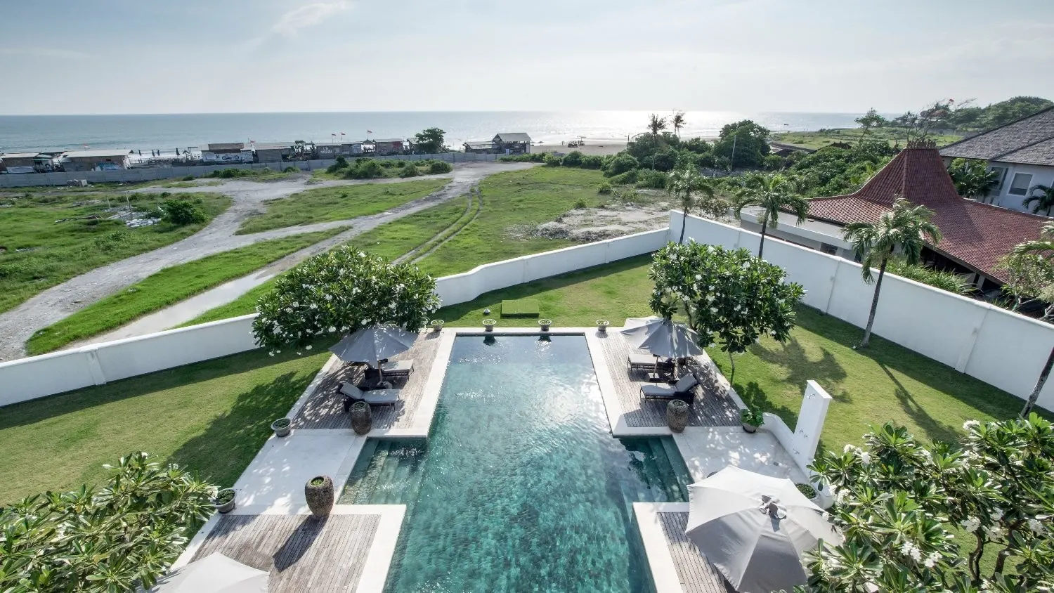 Ocean view from the villa
